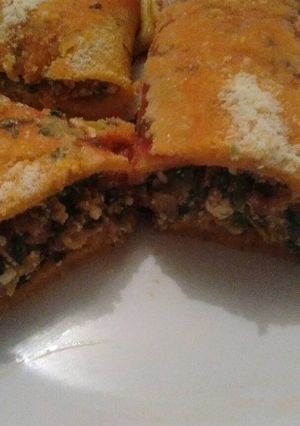 Una foto de Canelones con masa saborizada