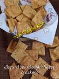 Kreker Keju (dari Discard Sourdough)