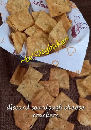 Foto resep Kreker Keju (dari Discard Sourdough)