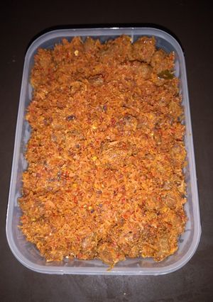 Foto resep Serundeng daging pedes manis 😍😍