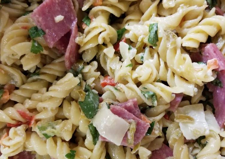 Recipe of Appetizing Italian Deli Pasta Salad