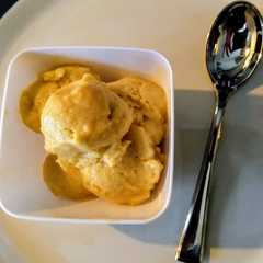 Una foto de Vegan - Helado de Mango