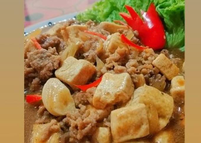 Cara Gampang Membuat Daging sapi giling dan tahu, Menggugah Selera