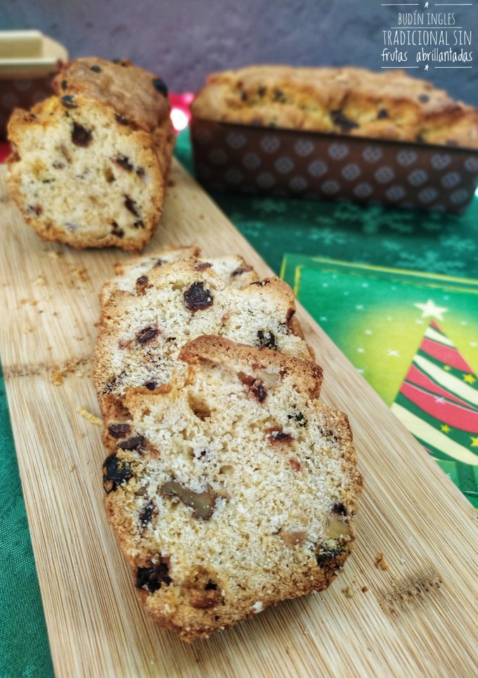 Una foto de Budín inglés tradicional, sin frutas abrillantadas 🎄