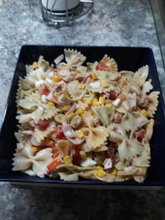 Una foto de Ensalada de pastas, hecha en microondas con Micro urban