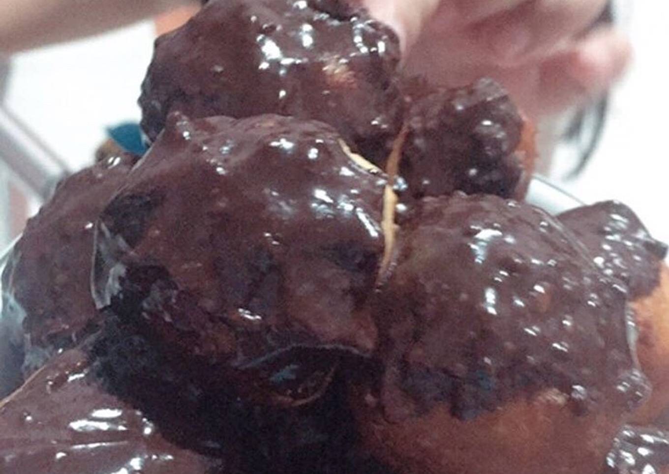 Donat korea lembut, tanpa mentega dan tanpa telur