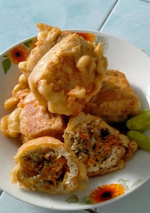 Foto resep Tahu berontak isi sayur