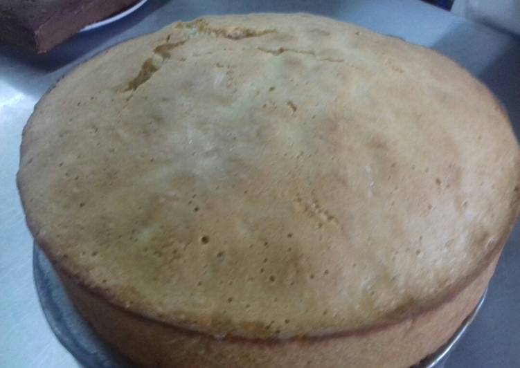 Recipe of Super Quick Homemade White sponge cake..