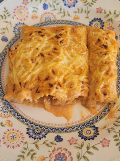 Una foto de Canelones de rape, merluza y gambas #cumplimos9