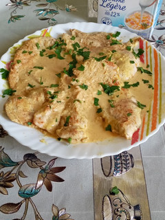 صورة لوصفة شرائح الدجاج 🐔بكرام فراش😋