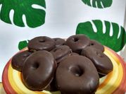 Una foto de donuts al horno sin levadura