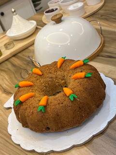 عکسی از دستور کیک هویج وگردو🥕
