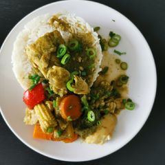 A picture of Fish in Parsley Sauce.