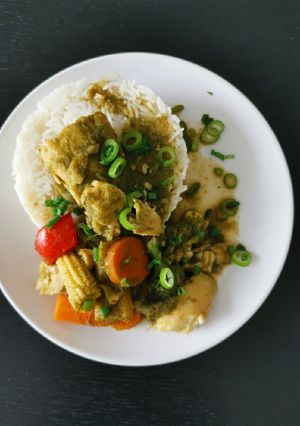 A picture of Fish in Parsley Sauce.
