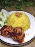 Nasi Kuning Rice Cooker