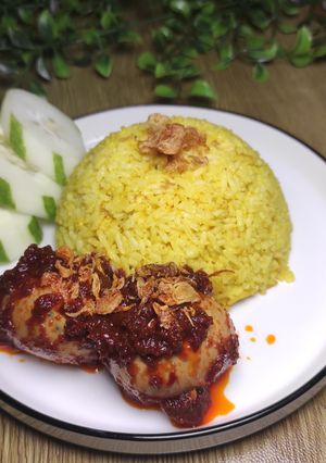 Foto resep Nasi Kuning Rice Cooker