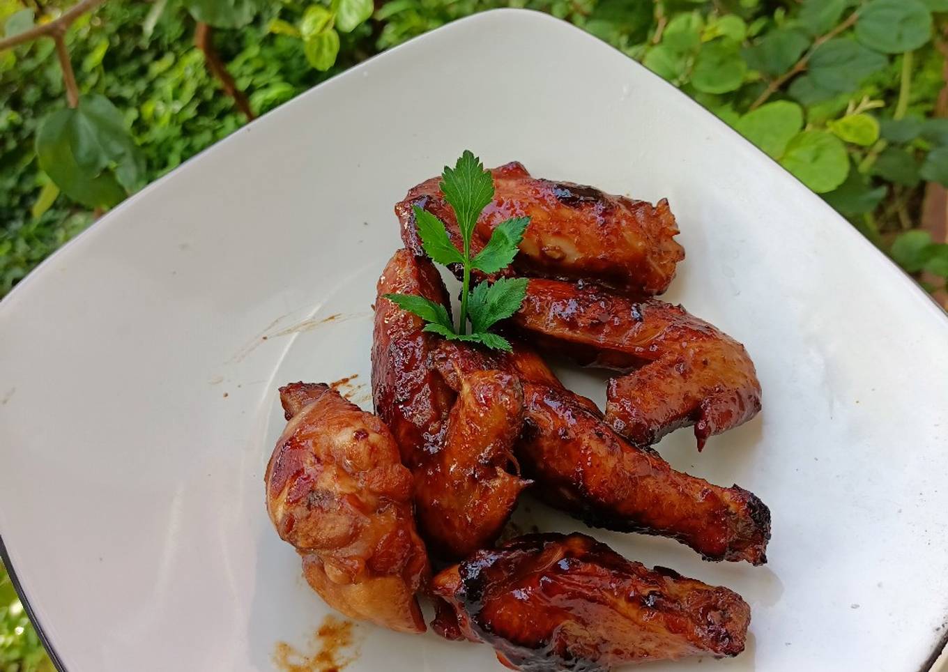 Chicken wings (bakar pake teflon)