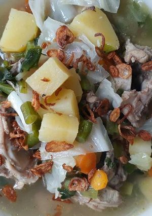 Foto resep Sop kerongkongan ayam yahuddd