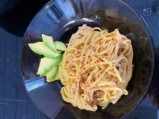Peanut butter noodles