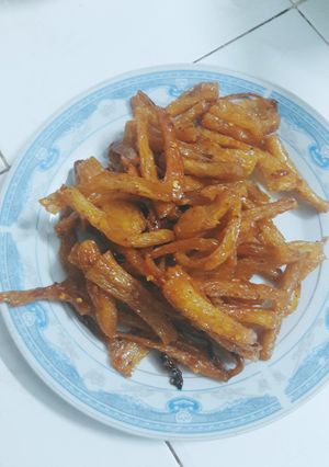 Hình của món Sườn non rim chua ngọt vegan.