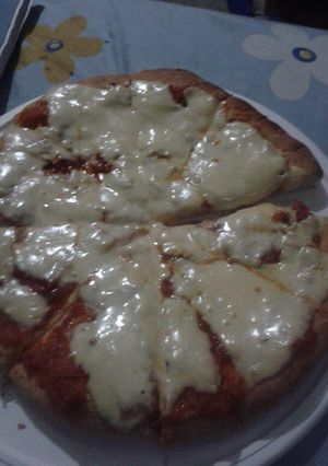 Una foto de Pizza masa casera