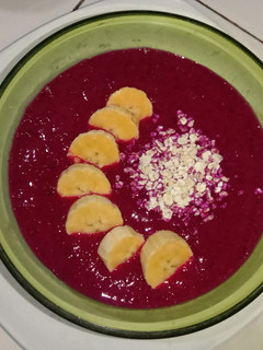 Foto resep Smoothies buah naga dan pisang