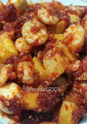 Foto resep Udang Kentang Pedas Manis 🦐🥔