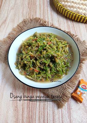 Foto resep Oseng Bunga Pepaya Terasi