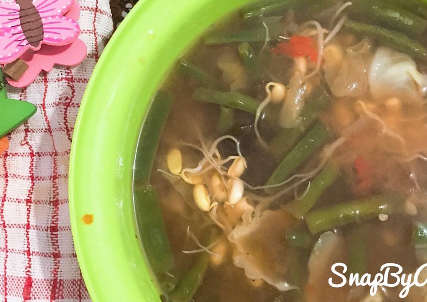 Sayuran dengan kecap