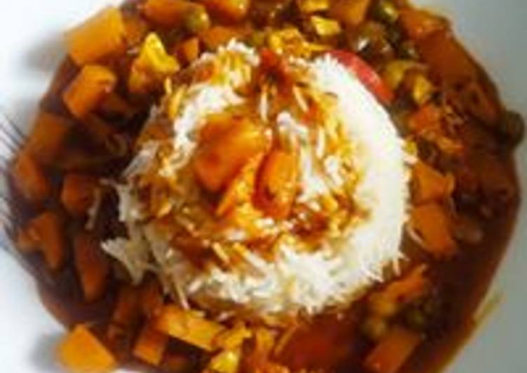 Easy Cheap Dinner Spicy Mango Curry With Rice