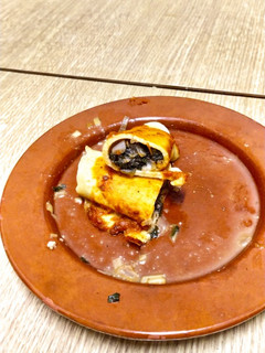 Una foto de Canelones de verduras, con pasta de crepes!!