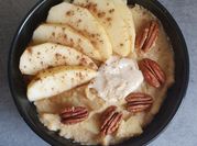 Une photo de cuisson polenta
