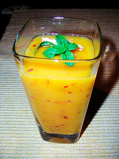 Una foto de Batido de nectarinas