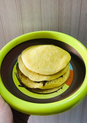 Foto resep Pancake Teflon (Tanpa Susu, Takaran Sendok)