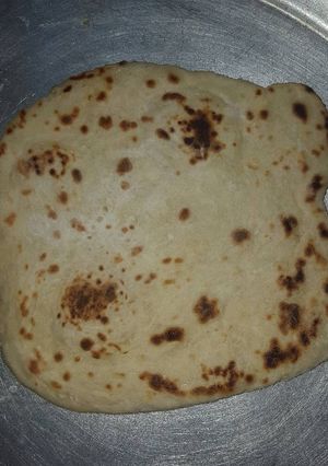 صورة لوصفة خبز الصاج على طريقتي