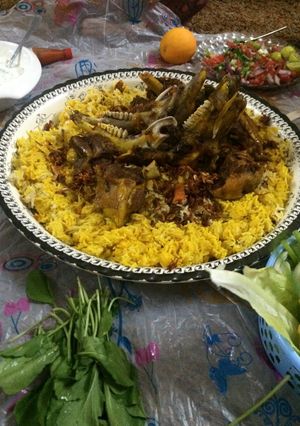 صورة لوصفة ارز مندي على طريقتي