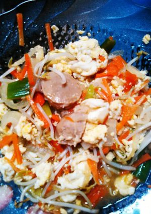 Foto resep Tumis tauge wortel