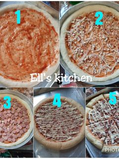 Foto resep Pizza ayam sosis