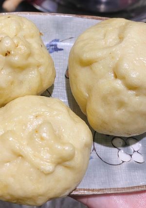 Hình của món Bánh bao bắp cho bé.