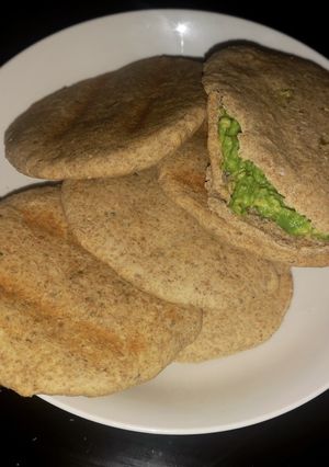 Una foto de Pan de pita integral