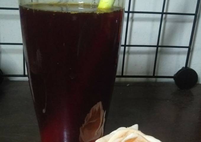 Yuk intip, Resep memasak Wedang kunyit serei yang gurih