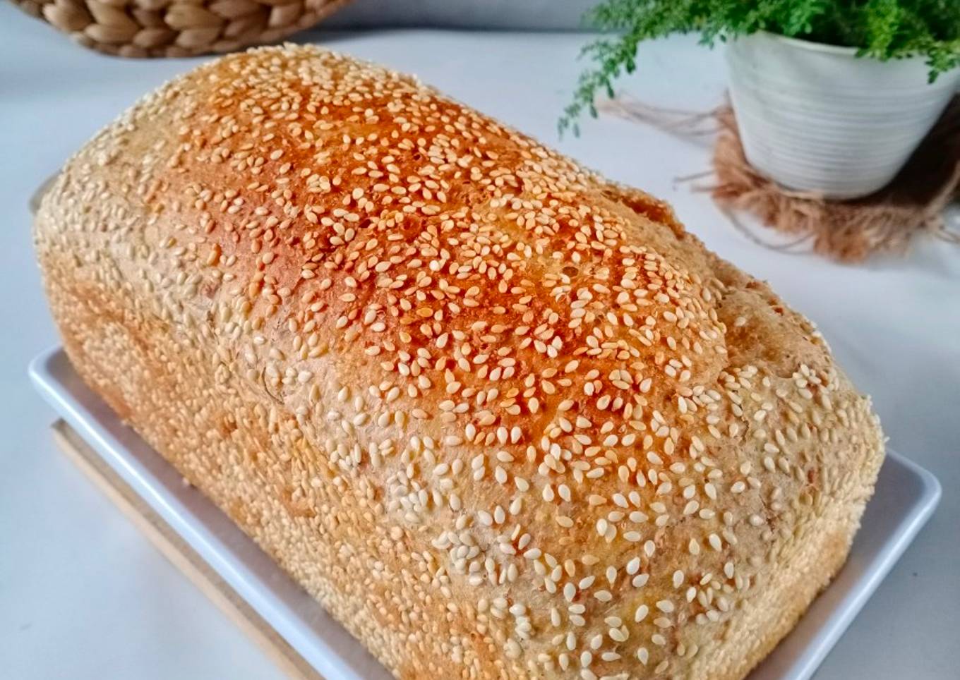 Roti gandum metode autolisis