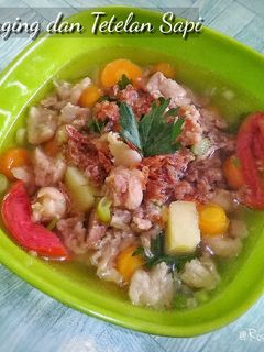 Foto resep Sop Daging dan Tetelan Sapi