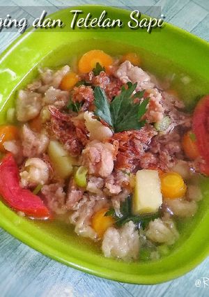 Foto resep Sop Daging dan Tetelan Sapi