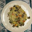 Arroz primavera y champiñones