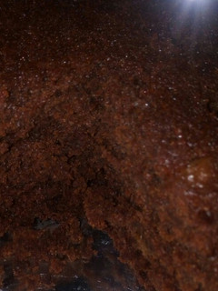 A picture of Eggless chocolate cake.