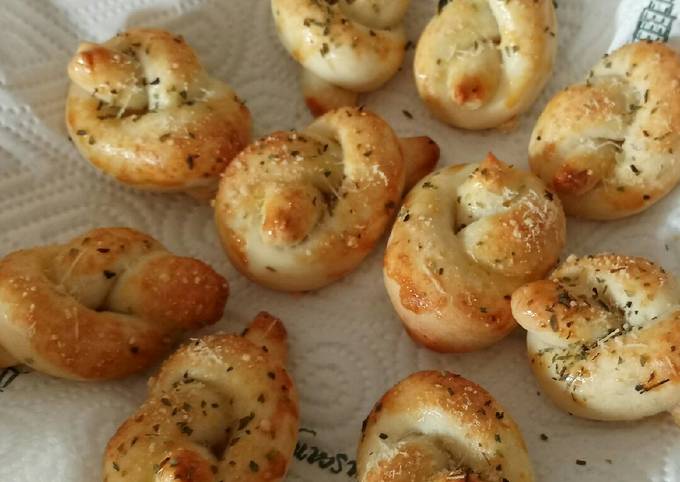 Parmesan bread nibbles