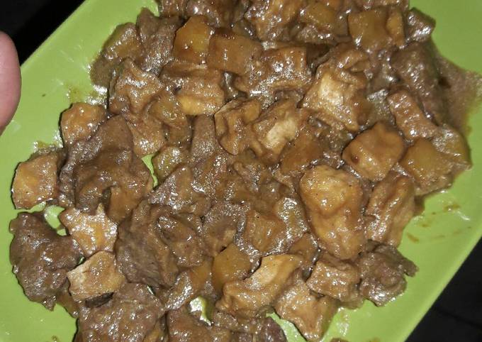 Rendang daketa nyuuuzz (DagingKentangTahu)