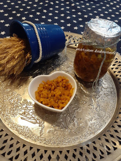 عکسی از دستور سیر سرخ شده