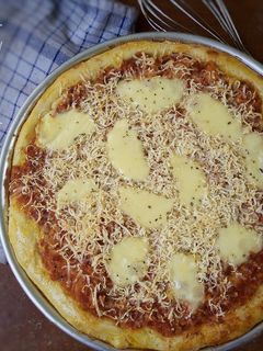 Foto resep Pizza tanpa ulen (teflon dan oven)